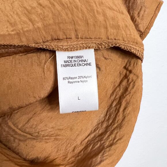 Young Fabulous & Broke Brown Derby Maxi Dress Size Large - Picture 11 of 12